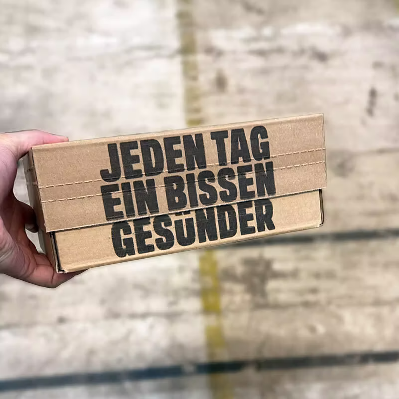 Maßgeschneiderte Verpackung auf die Bestellung